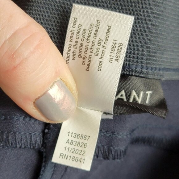 Lane Bryant 22 NEW 4 Season Boot Navy Blue Bootcut Sexy Stretch Dress Pants - Picture 11 of 12